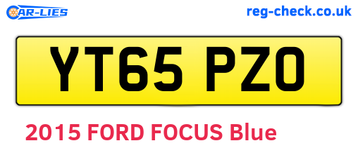 YT65PZO are the vehicle registration plates.