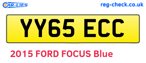 YY65ECC are the vehicle registration plates.