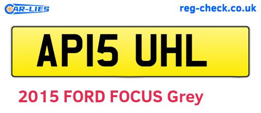 AP15UHL are the vehicle registration plates.