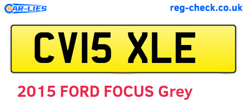 CV15XLE are the vehicle registration plates.