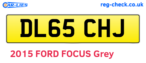 DL65CHJ are the vehicle registration plates.