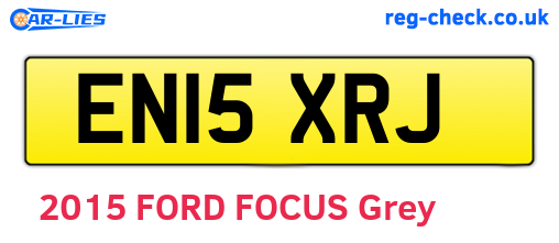 EN15XRJ are the vehicle registration plates.