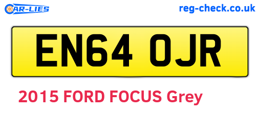 EN64OJR are the vehicle registration plates.
