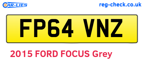 FP64VNZ are the vehicle registration plates.