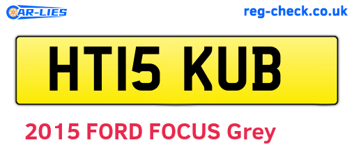 HT15KUB are the vehicle registration plates.