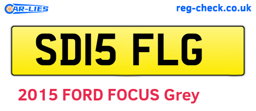 SD15FLG are the vehicle registration plates.