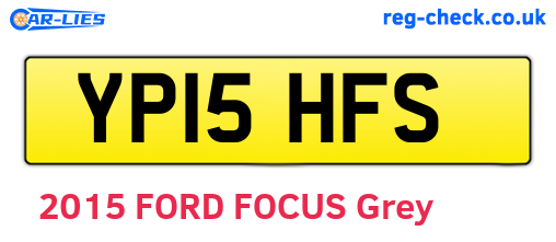 YP15HFS are the vehicle registration plates.