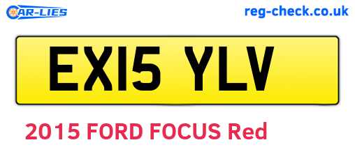 EX15YLV are the vehicle registration plates.