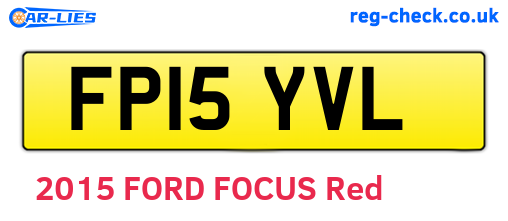 FP15YVL are the vehicle registration plates.
