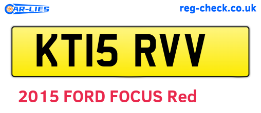 KT15RVV are the vehicle registration plates.