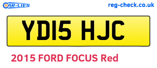 YD15HJC are the vehicle registration plates.