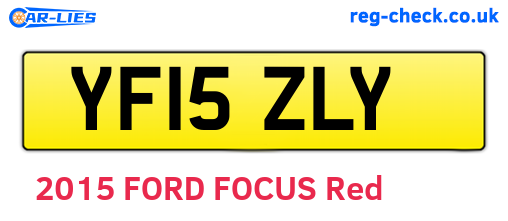 YF15ZLY are the vehicle registration plates.
