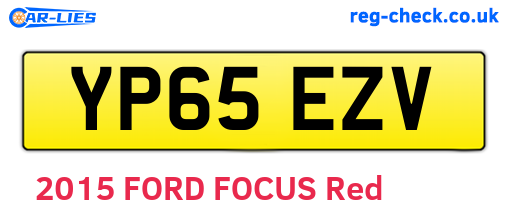 YP65EZV are the vehicle registration plates.