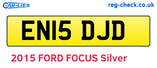 EN15DJD are the vehicle registration plates.