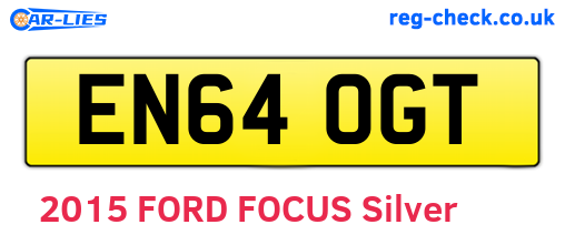 EN64OGT are the vehicle registration plates.