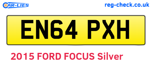 EN64PXH are the vehicle registration plates.