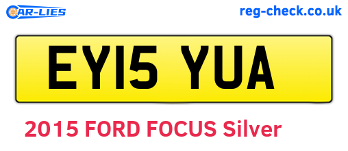 EY15YUA are the vehicle registration plates.