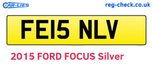 FE15NLV are the vehicle registration plates.