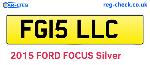FG15LLC are the vehicle registration plates.