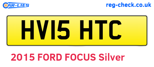 HV15HTC are the vehicle registration plates.
