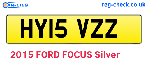HY15VZZ are the vehicle registration plates.