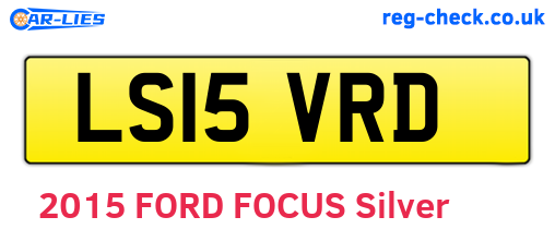 LS15VRD are the vehicle registration plates.