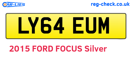 LY64EUM are the vehicle registration plates.