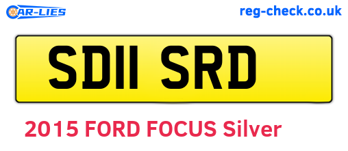 SD11SRD are the vehicle registration plates.