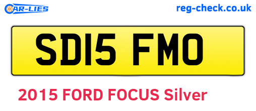 SD15FMO are the vehicle registration plates.