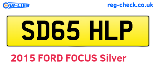 SD65HLP are the vehicle registration plates.