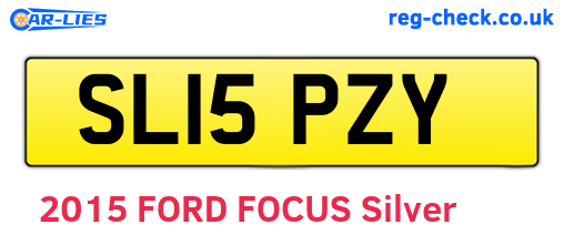 SL15PZY are the vehicle registration plates.