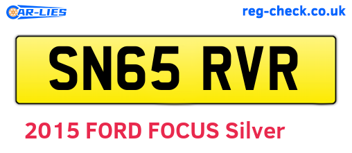 SN65RVR are the vehicle registration plates.