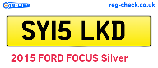 SY15LKD are the vehicle registration plates.