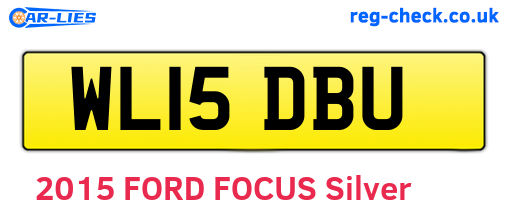 WL15DBU are the vehicle registration plates.