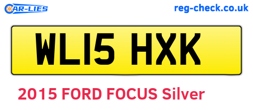 WL15HXK are the vehicle registration plates.