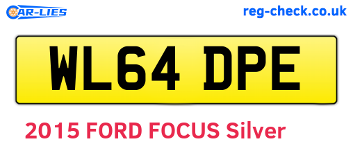 WL64DPE are the vehicle registration plates.