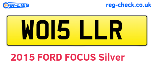 WO15LLR are the vehicle registration plates.