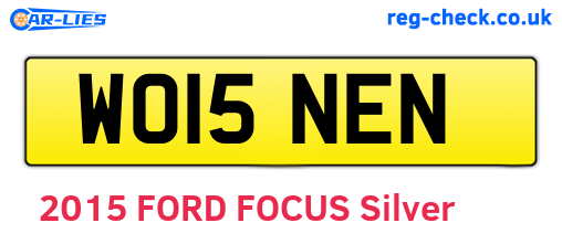 WO15NEN are the vehicle registration plates.