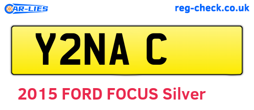 Y2NAC are the vehicle registration plates.
