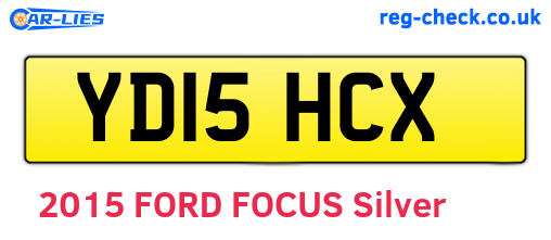 YD15HCX are the vehicle registration plates.