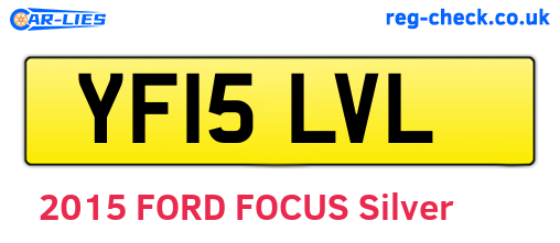YF15LVL are the vehicle registration plates.