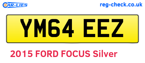 YM64EEZ are the vehicle registration plates.