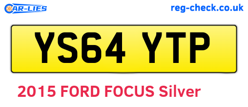 YS64YTP are the vehicle registration plates.