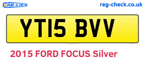 YT15BVV are the vehicle registration plates.