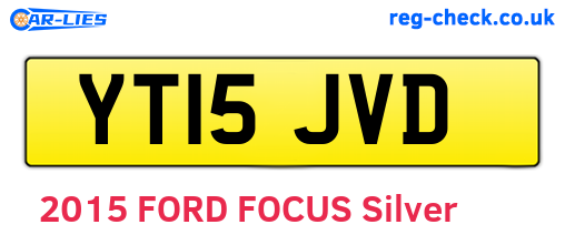 YT15JVD are the vehicle registration plates.