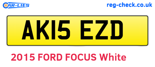 AK15EZD are the vehicle registration plates.