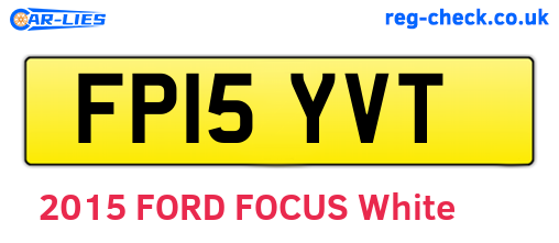 FP15YVT are the vehicle registration plates.