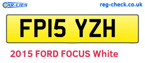 FP15YZH are the vehicle registration plates.