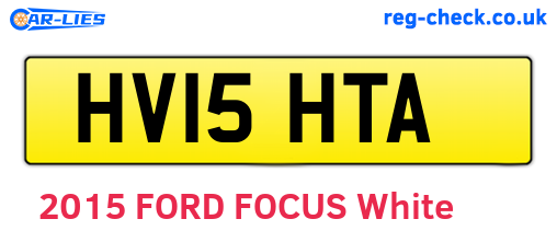 HV15HTA are the vehicle registration plates.