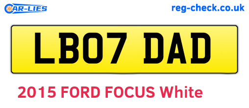 LB07DAD are the vehicle registration plates.